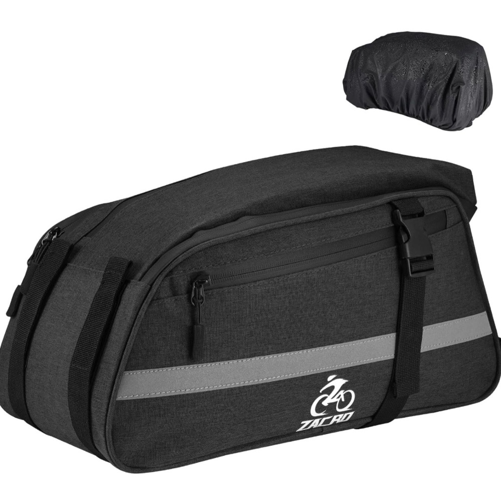 New 3 in 1 Shoulder/Handheld/Electric Ebike Pack Cargo Bag, 13L Waterproof Black